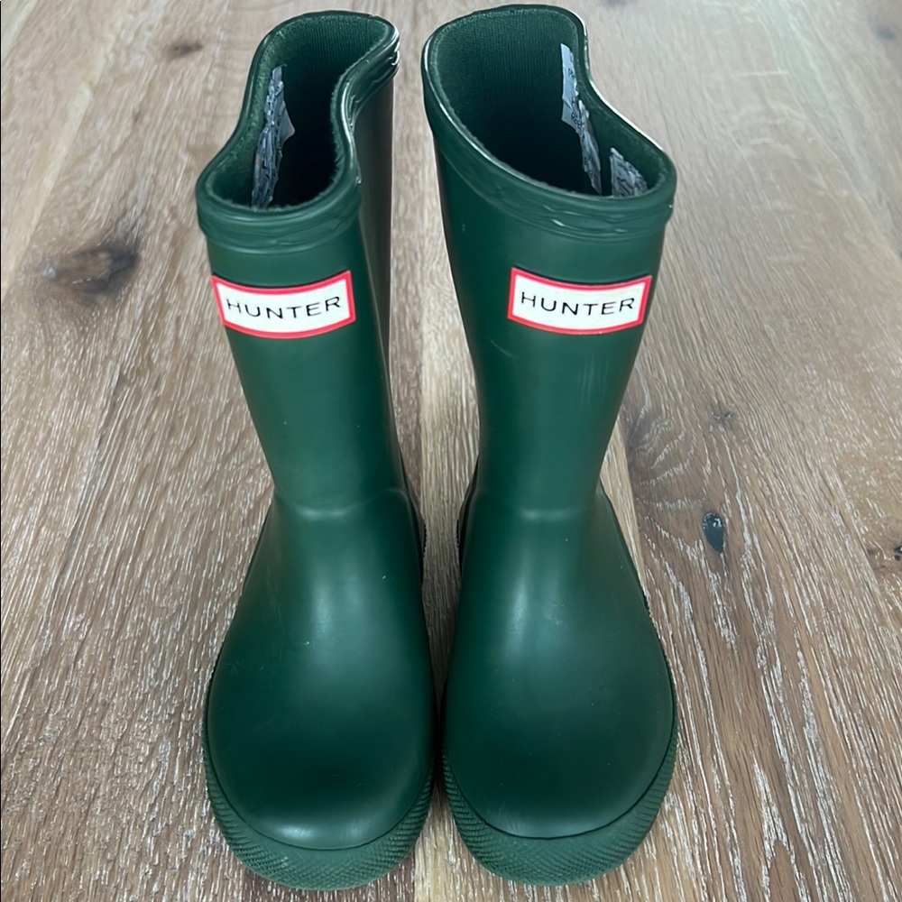 Hunter Green Rain Boots